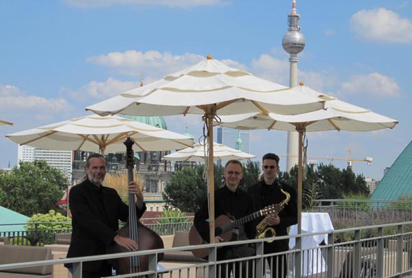 Jazzband Jazz à la carte - Hotel De Rome Berlin, Dachterrasse